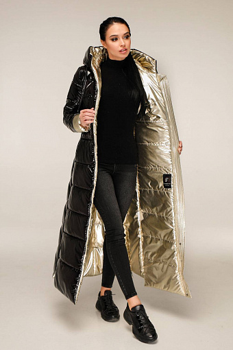 Пуховик ПВ-1202 Лак Тон 16 + Тон 3 Пуховик ПВ-1202 Лак Тон 16 + Тон 3